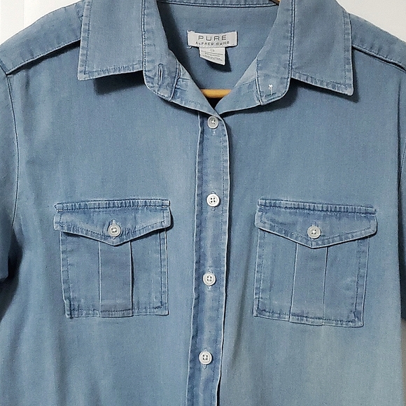 Pure Alfred Sung jeans shirt - Picture 2 of 4